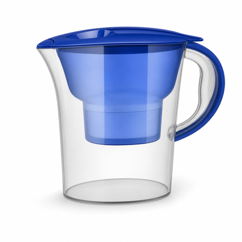 Carafe filtrante 2,5 L Bonum Vitae, photo produit sur fond blanc
