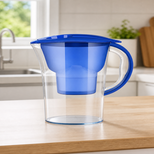 Carafe filtrante 2,5 L en situation d'utilisation