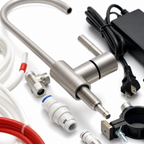 Filtration par osmose inverse OSWNKW 600 GPD haut débit — détail de finition et matériau