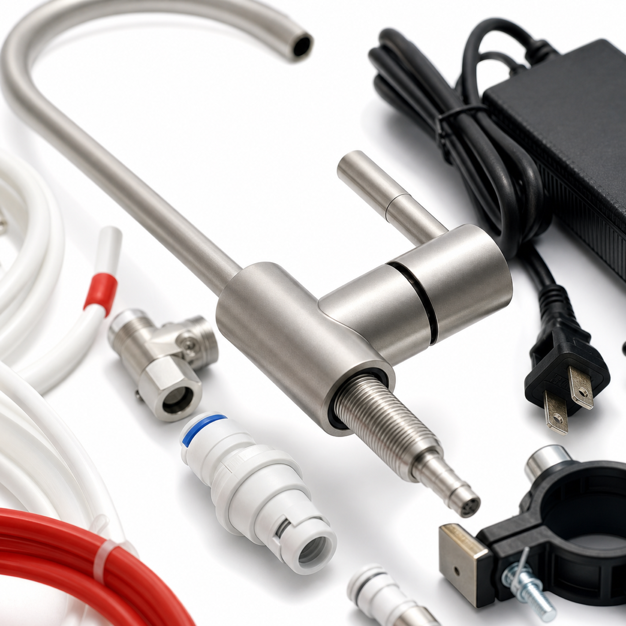 Filtration par osmose inverse OSWNKW 600 GPD haut débit — détail de finition et matériau