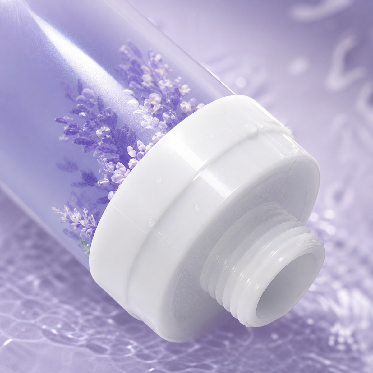 Pommeau de douche filtrant parfumé — détail de finition et matériau