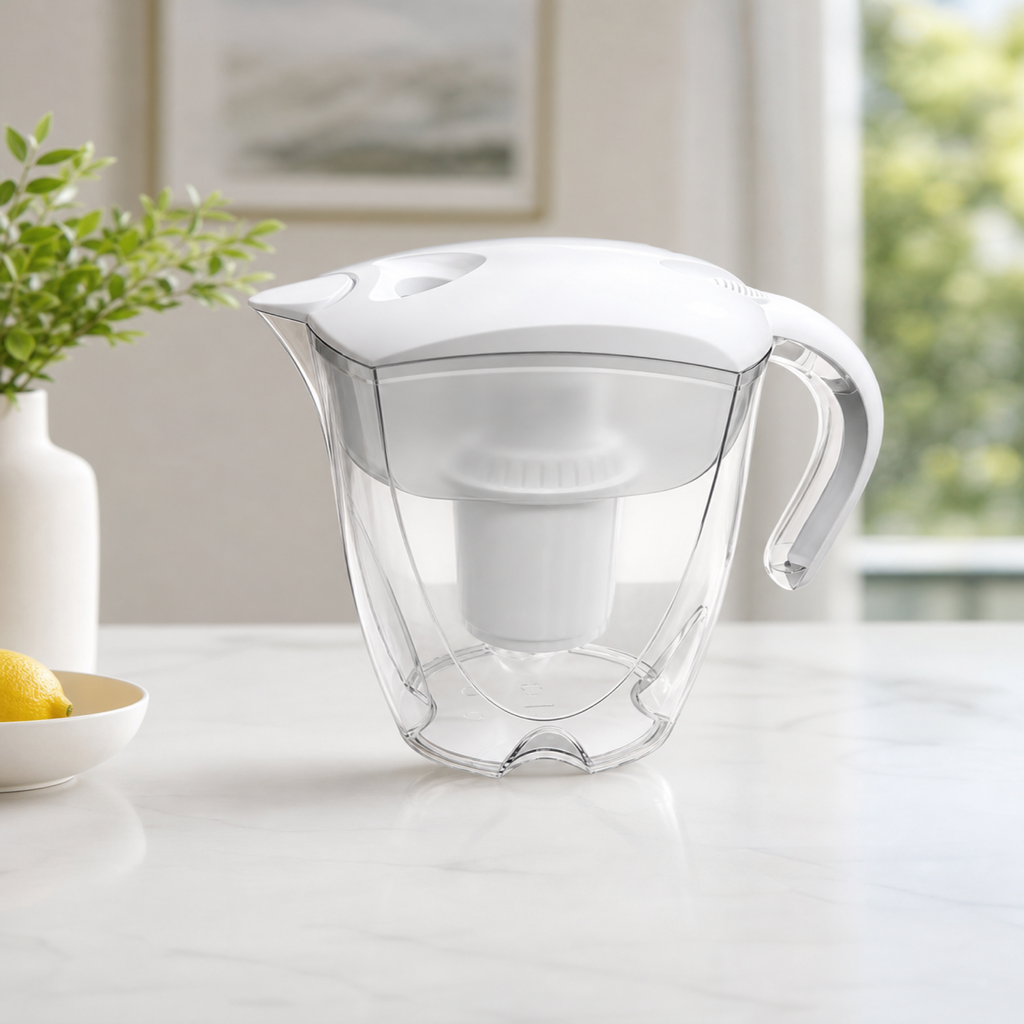 Carafe filtrante 3,5 L Bonum Vitae installé à la maison