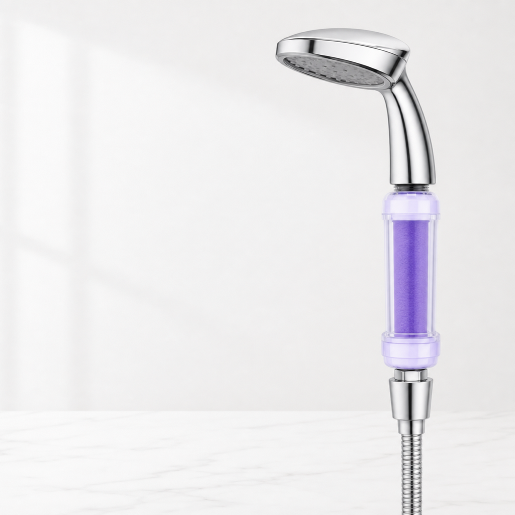Pommeau de douche filtrant parfumé — caractéristiques clés